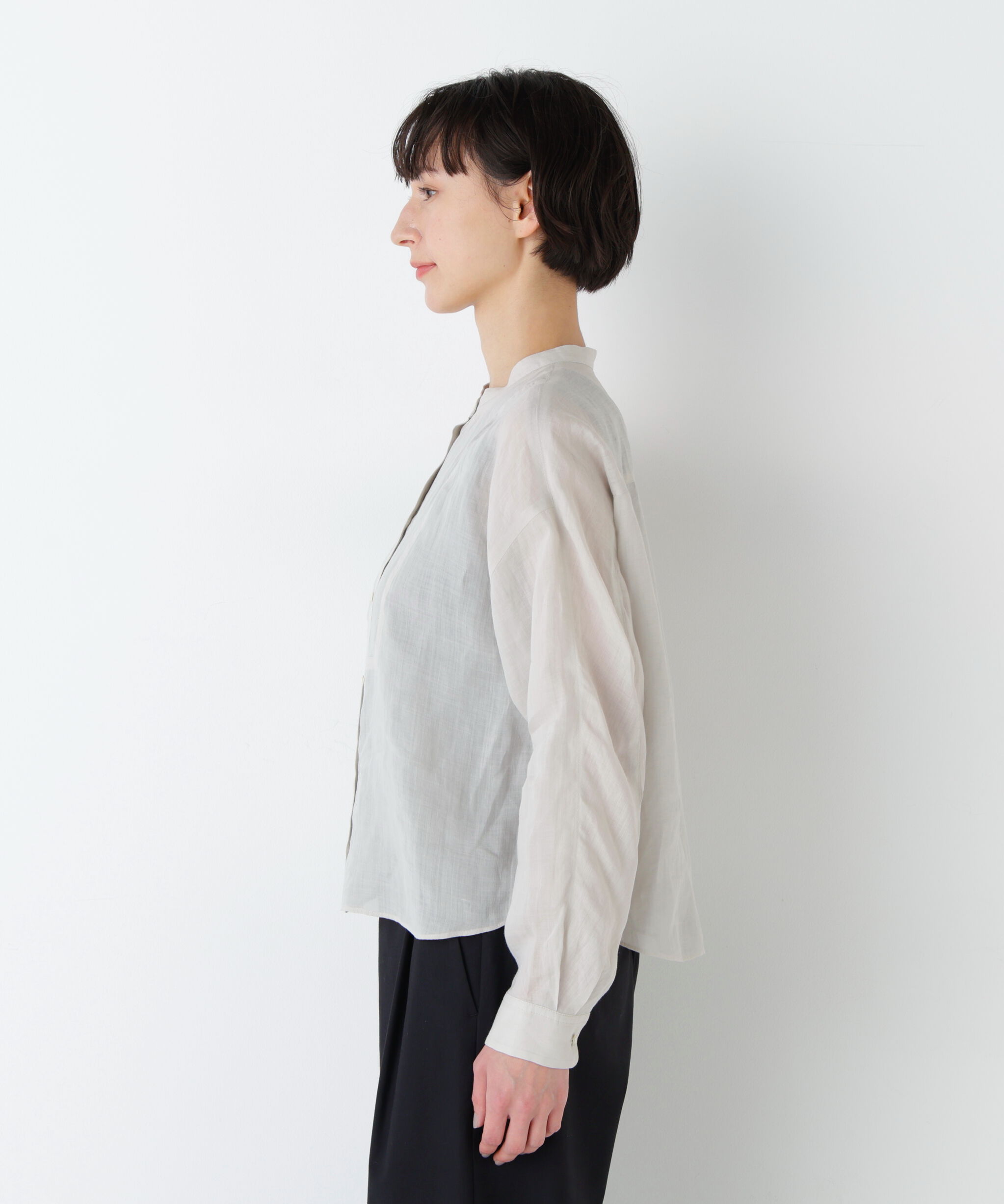  「《名品 / 洗える / 4カラー展開》ラミーボザムシャツブラウス」|シャツ・ブラウス|