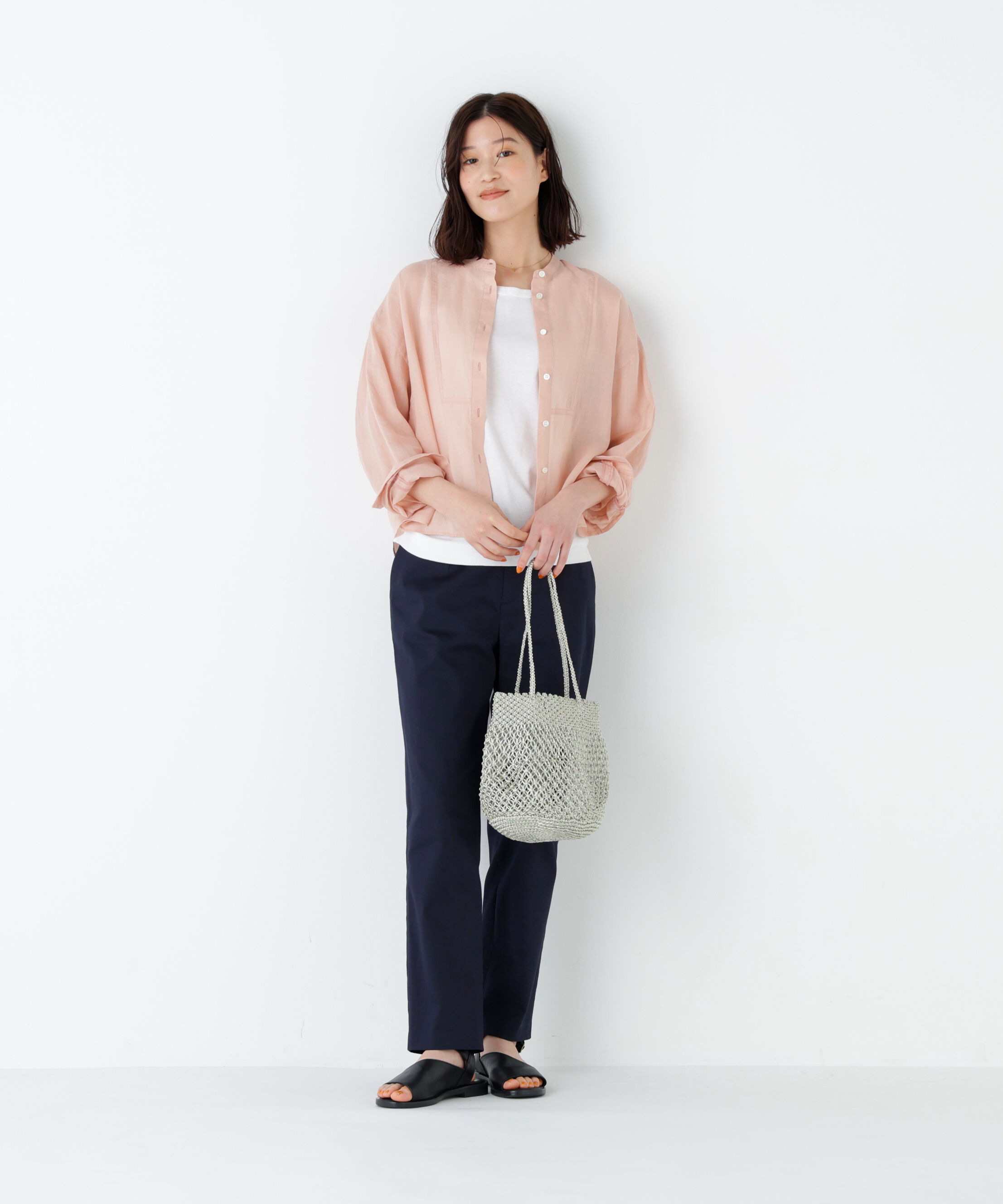  「《名品 / 洗える / 4カラー展開》ラミーボザムシャツブラウス」|シャツ・ブラウス|