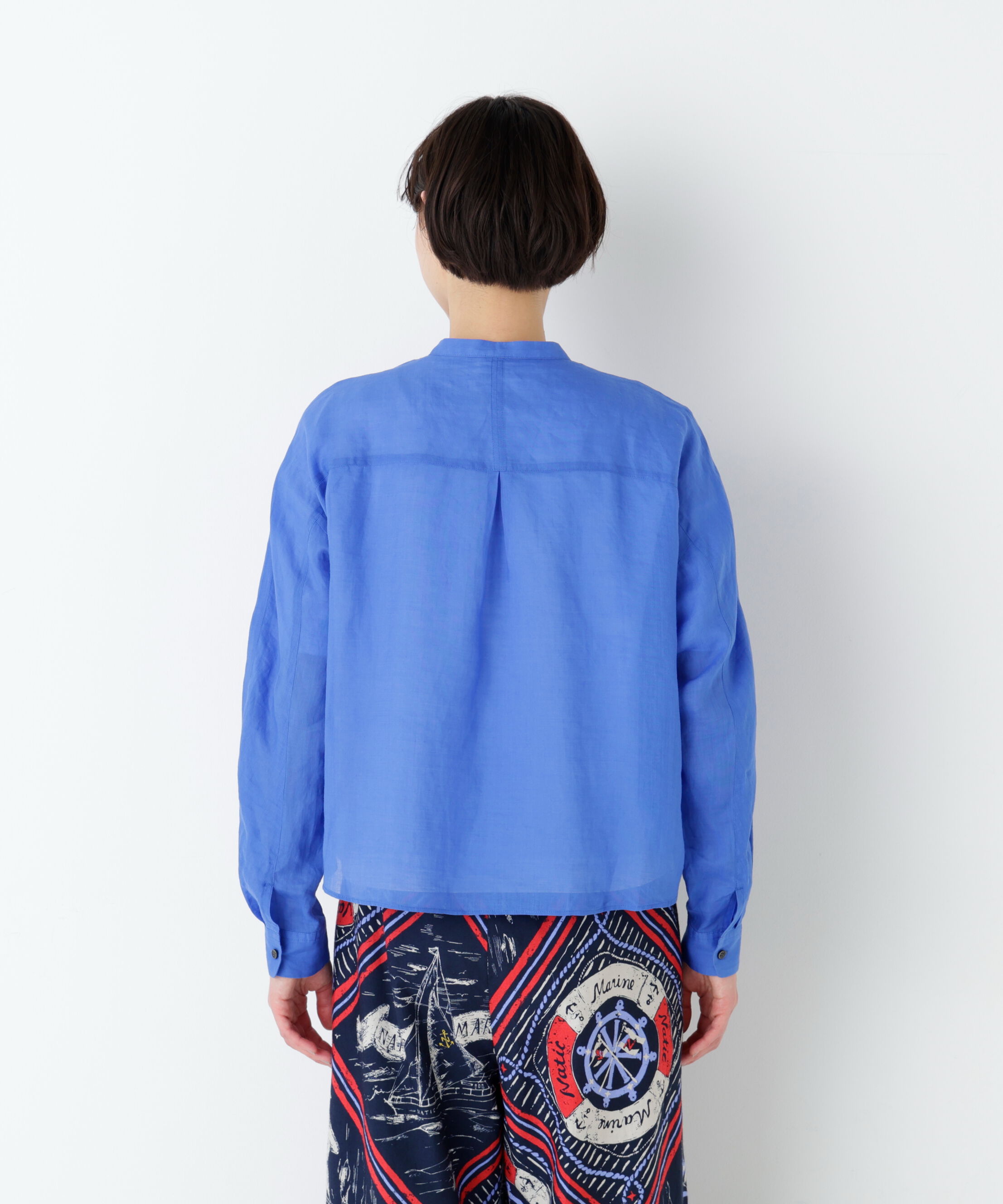  「《名品 / 洗える / 4カラー展開》ラミーボザムシャツブラウス」|シャツ・ブラウス|