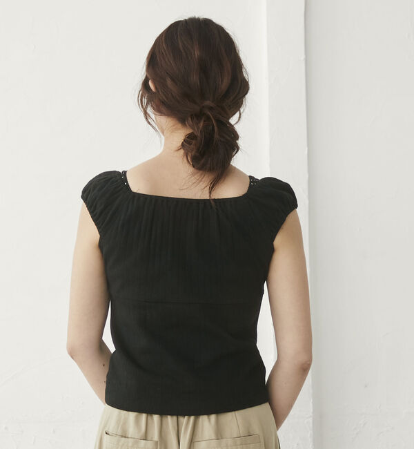 archives「ハリヌキ２ｗａｙドロストカットＴＯＰＳ&times;ドットタンクＳＥＴ」|カーディガン|