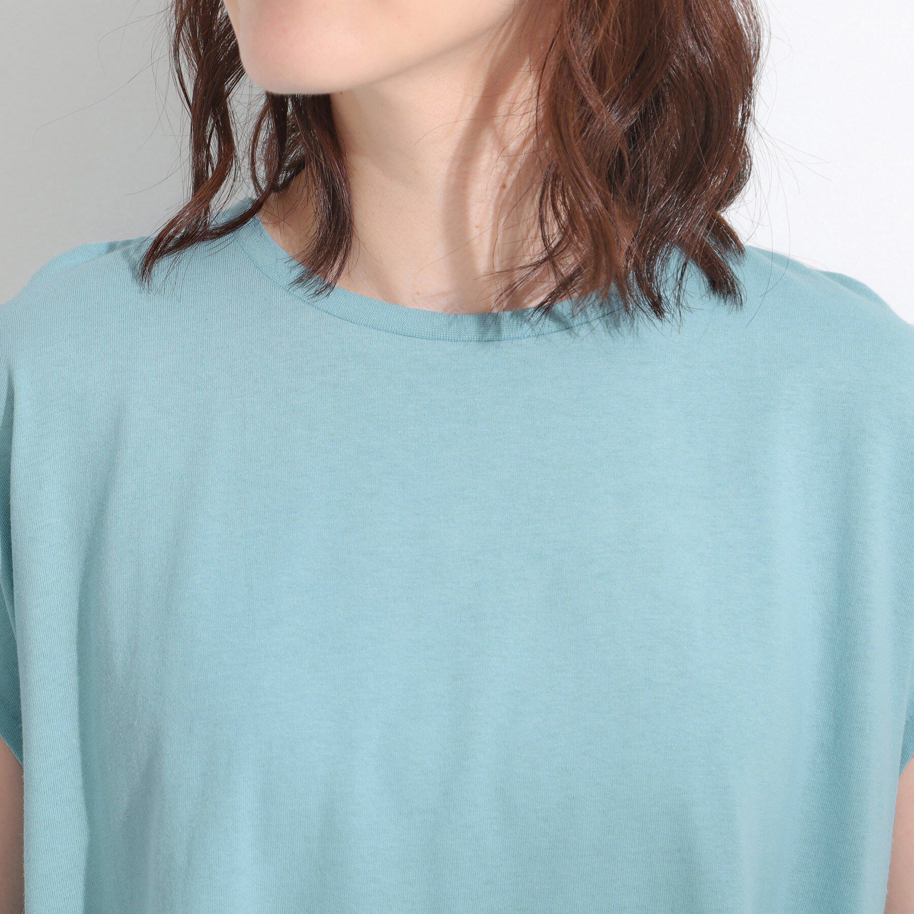 SHOO･LA･RUE「【S-LL/体型カバー】インせずサマ見え レースドッキングトップス」|Tシャツ・カットソー|