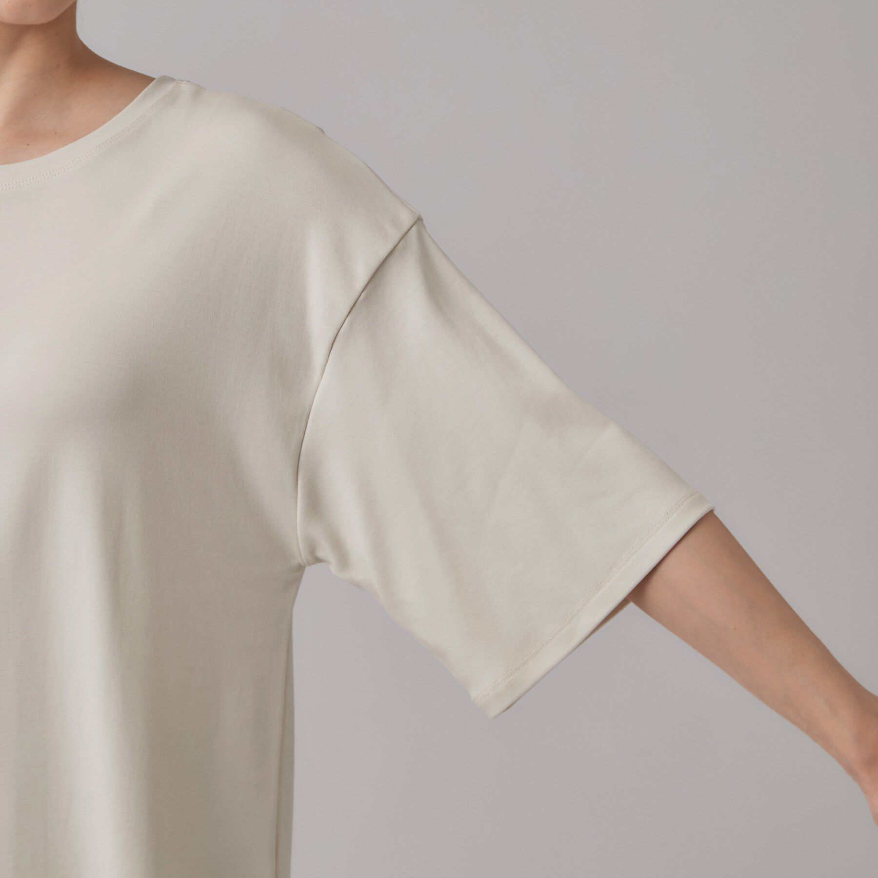 SHOO･LA･RUE「ひんやり裾レースTシャツ」|Tシャツ・カットソー|