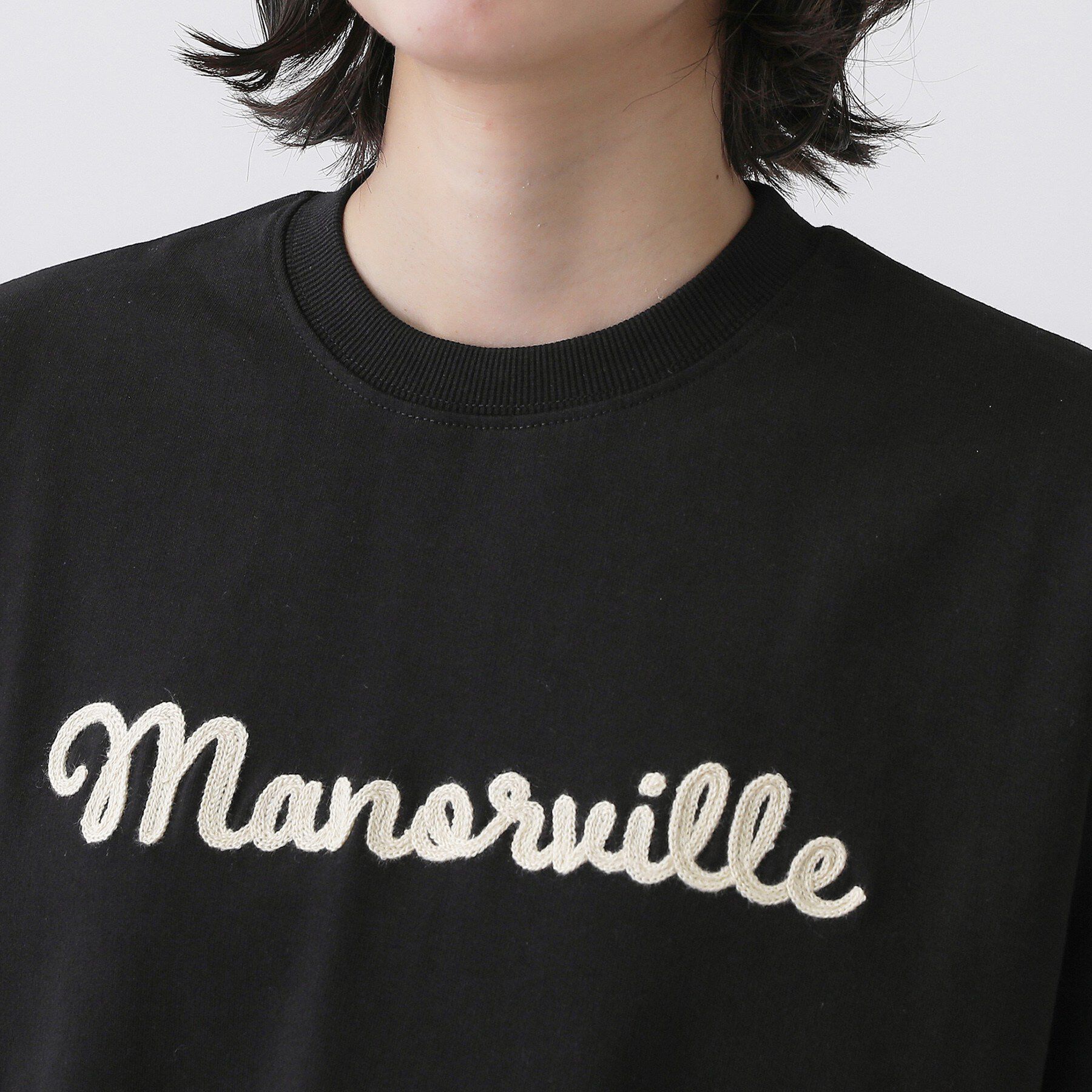 Dessin「ロゴ刺繍ミニ裏毛Ｔシャツ」|Tシャツ・カットソー|