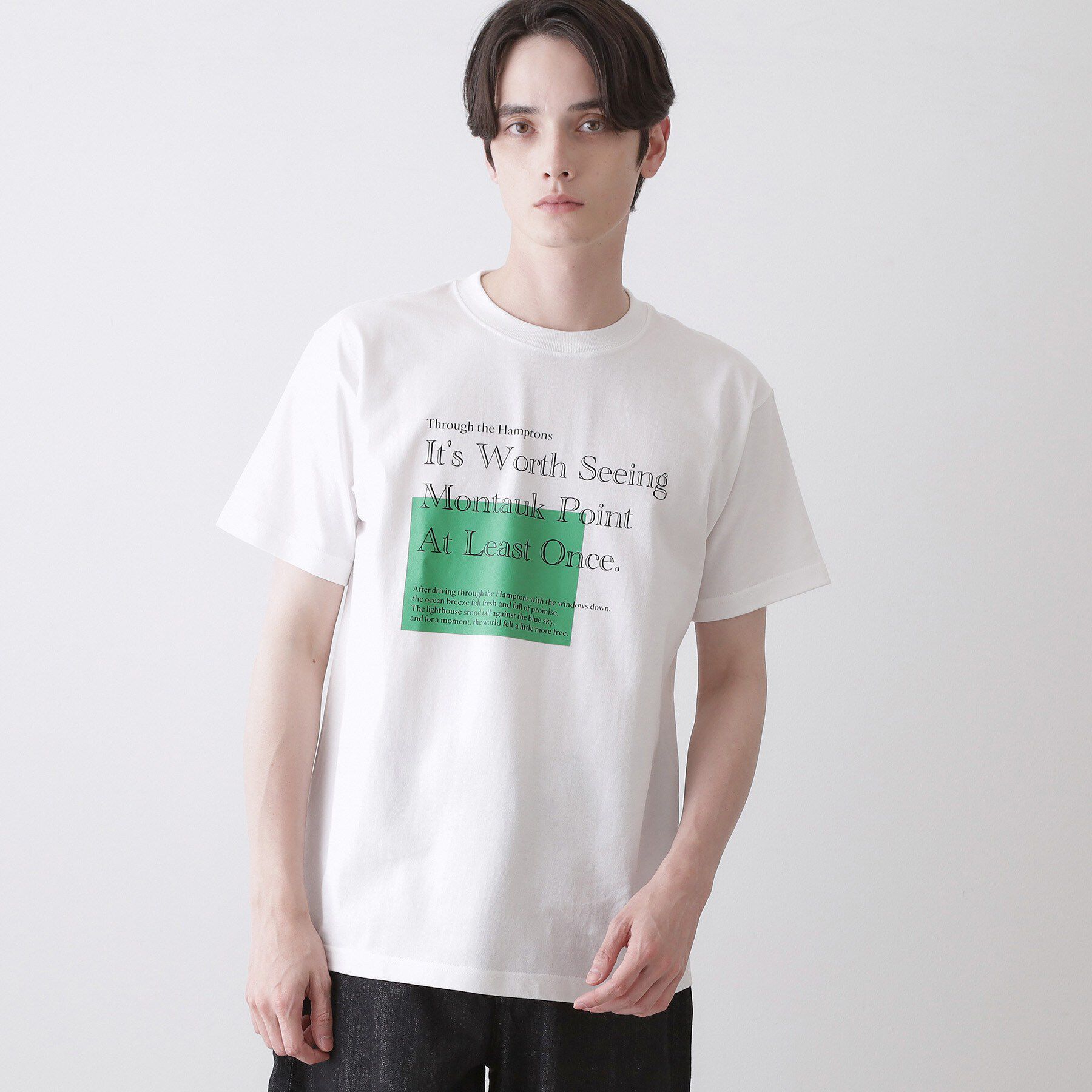 Dessin「グラフィックTシャツ」|Tシャツ・カットソー|ホワイト(602)