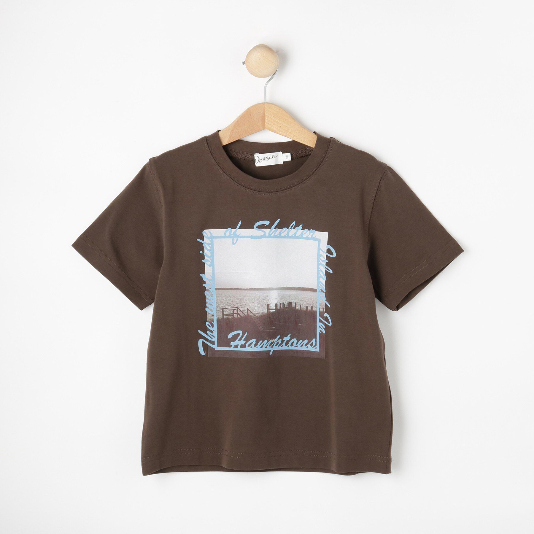 Dessin「グラフィックデザインTシャツ」|Tシャツ・カットソー|ブラウン(044)