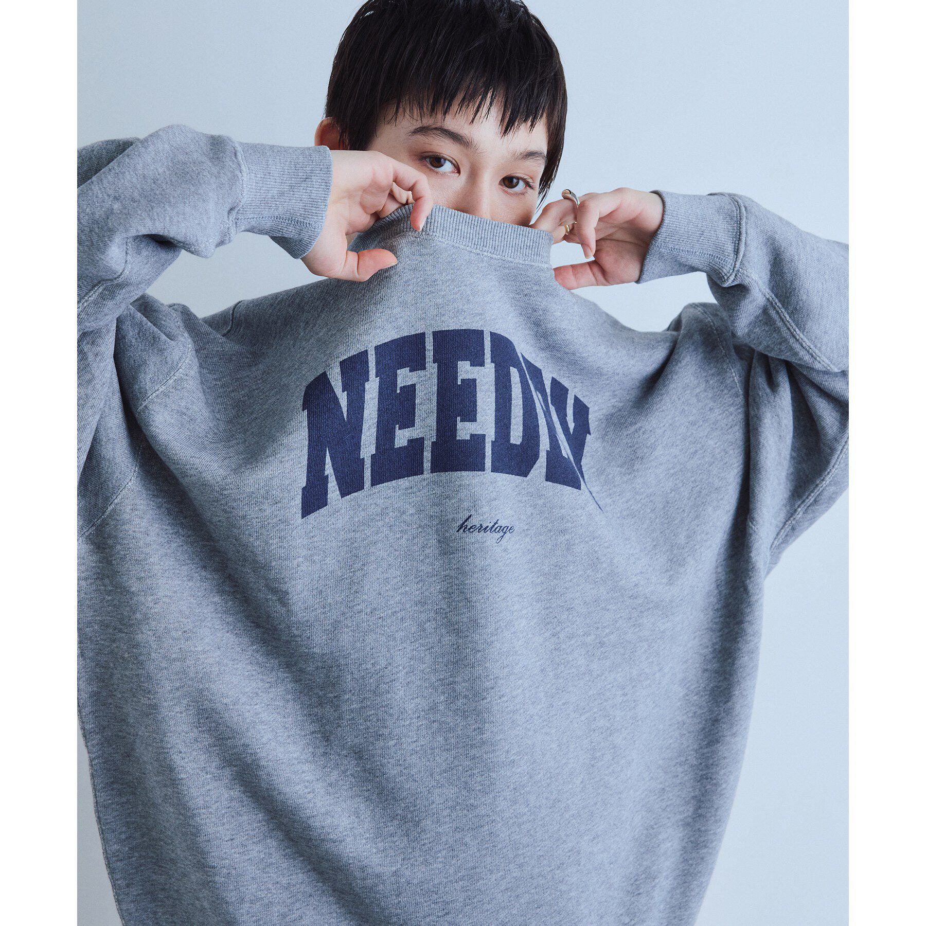CODE A「NEEDBY heritage｜HUDSON」|パーカー|グレー(012)