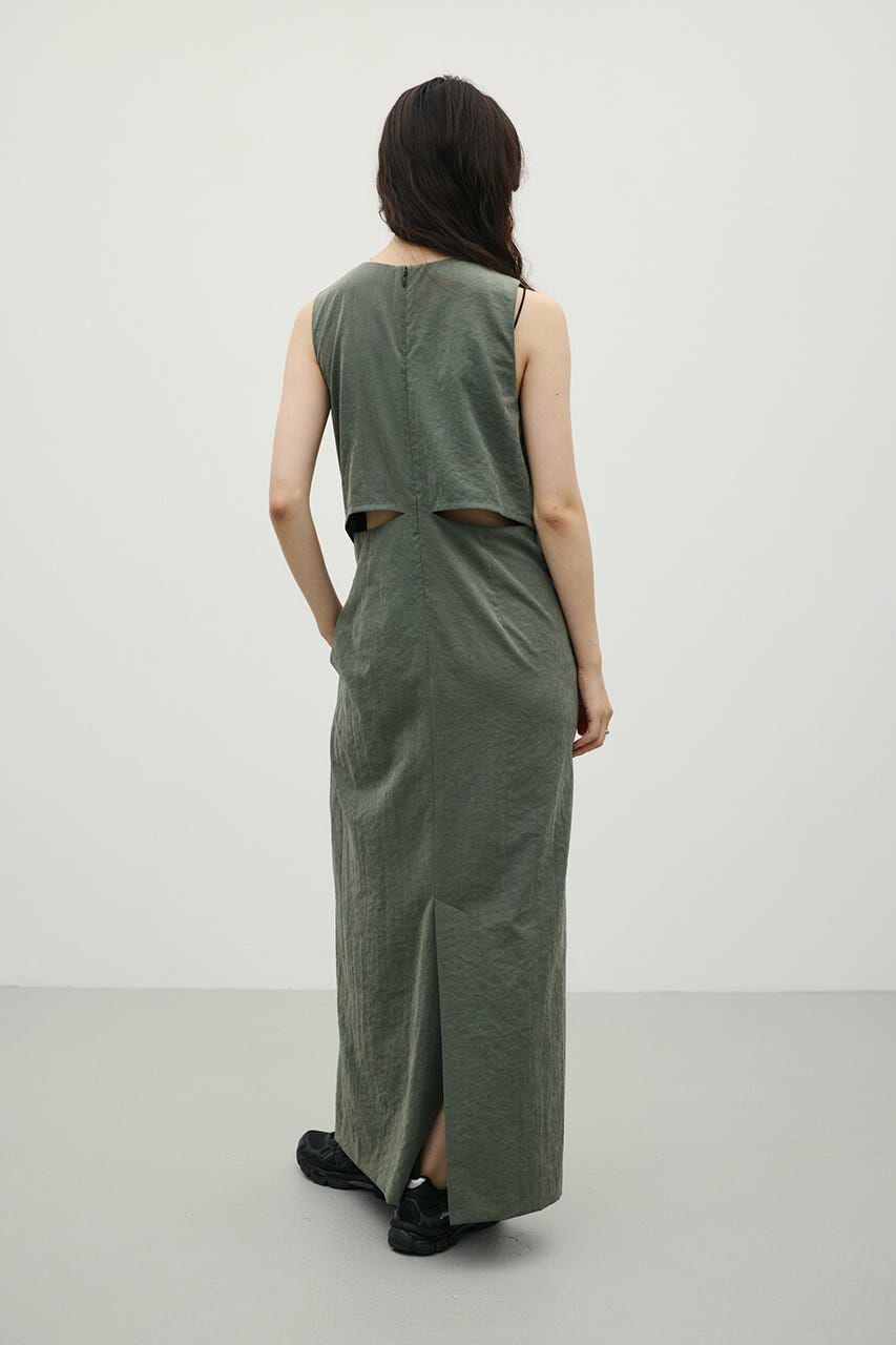 STYLEMIXER「マットサテンバックオープンワンピース」|ワンピース|