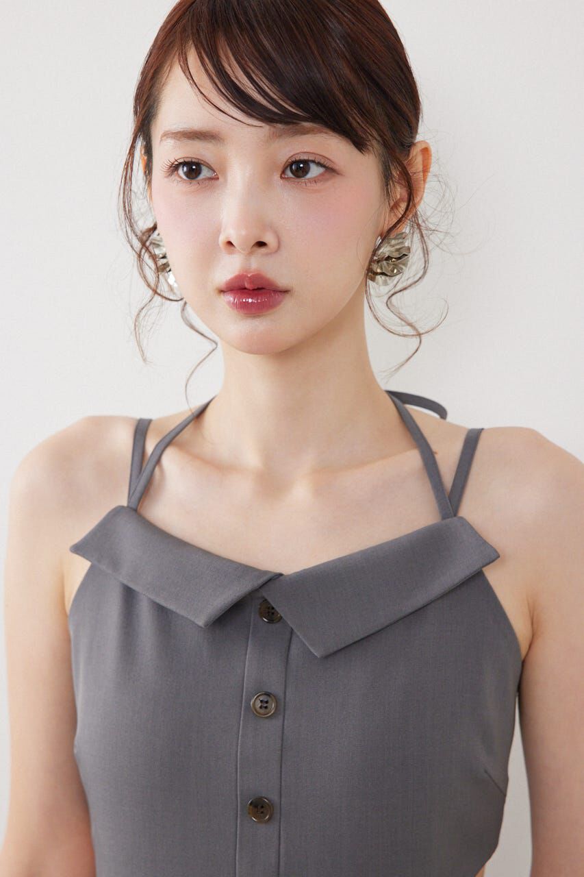 rienda「ウエストオープンキャミロンパース」|ワンピース|