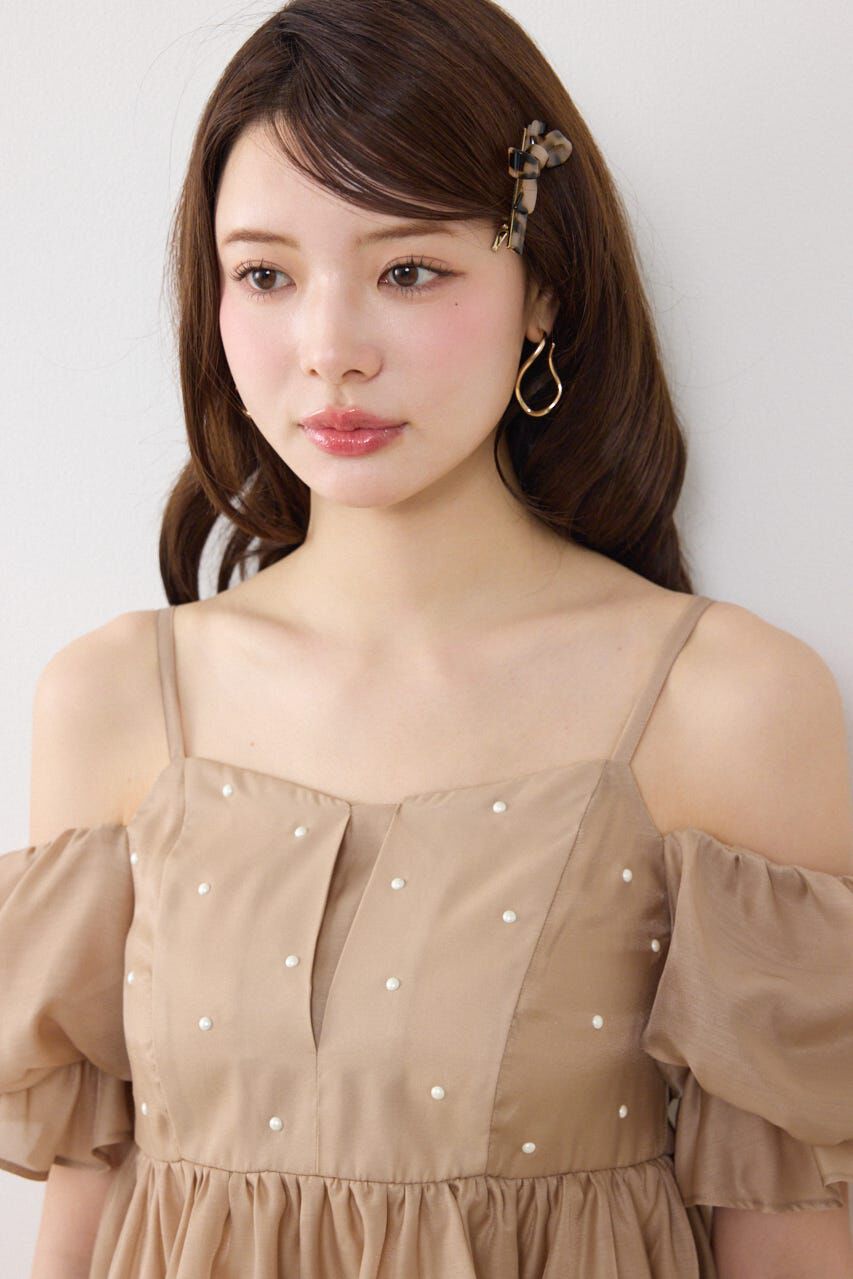 rienda「2WAYビジューオフショルブラウス」|シャツ・ブラウス|