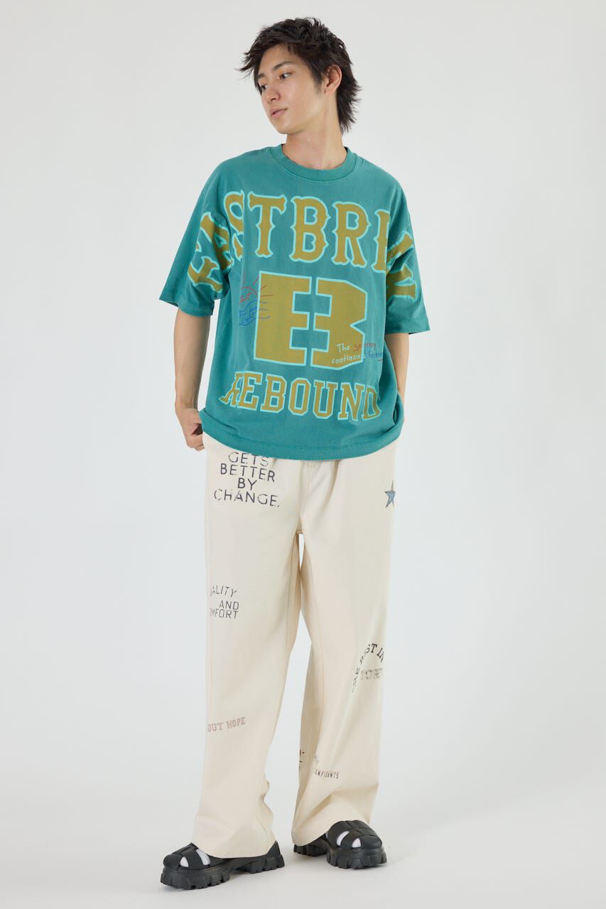 RODEO CROWNS「FASTBREAKピグメントTシャツ」|Tシャツ・カットソー|