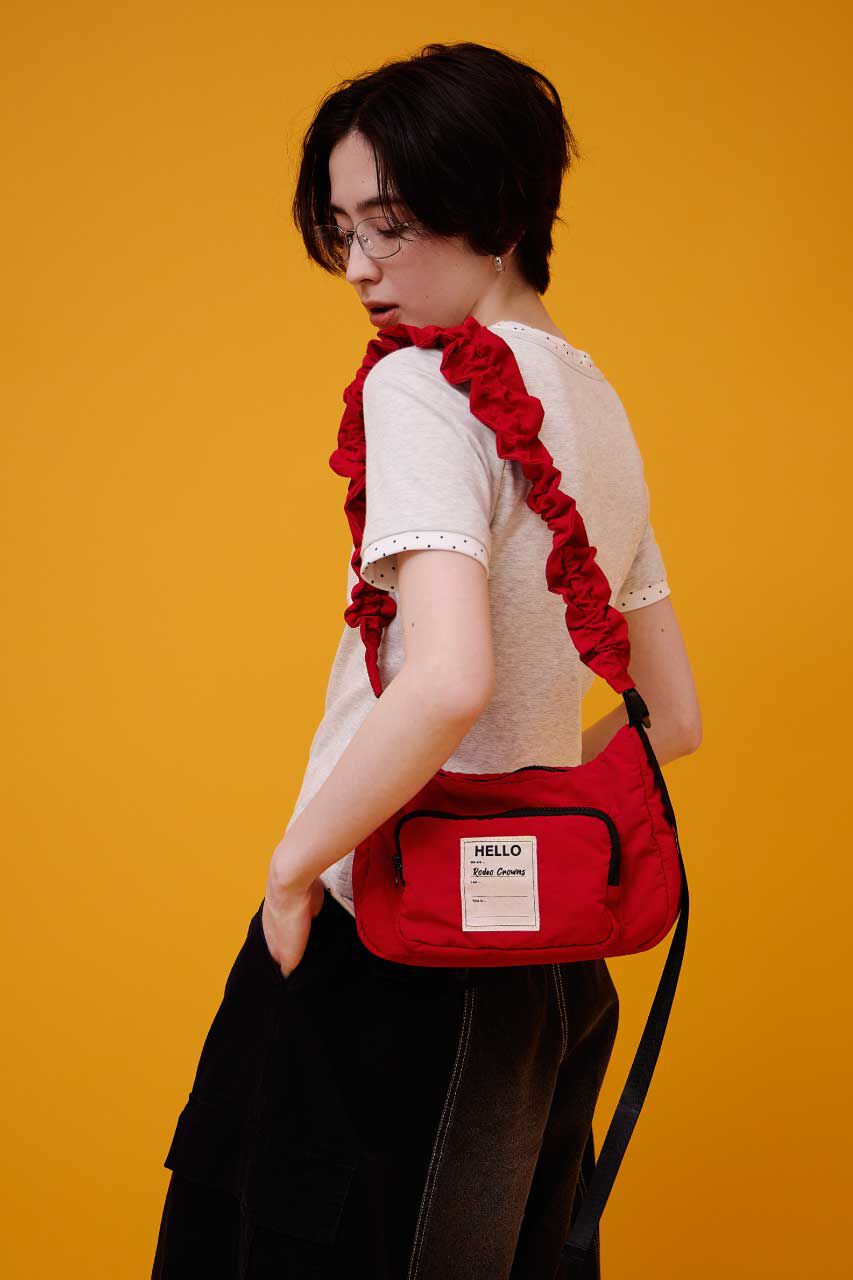 RODEO CROWNS「ボリュームフリルショルダー」|その他|RED