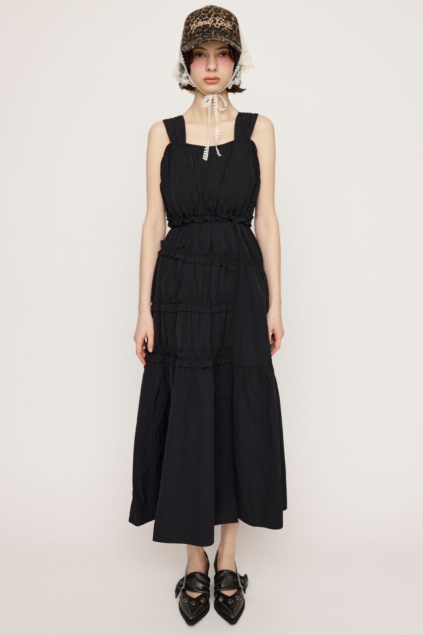 SLY「ASYMMETRY FRILL ロングワンピース」|ワンピース|