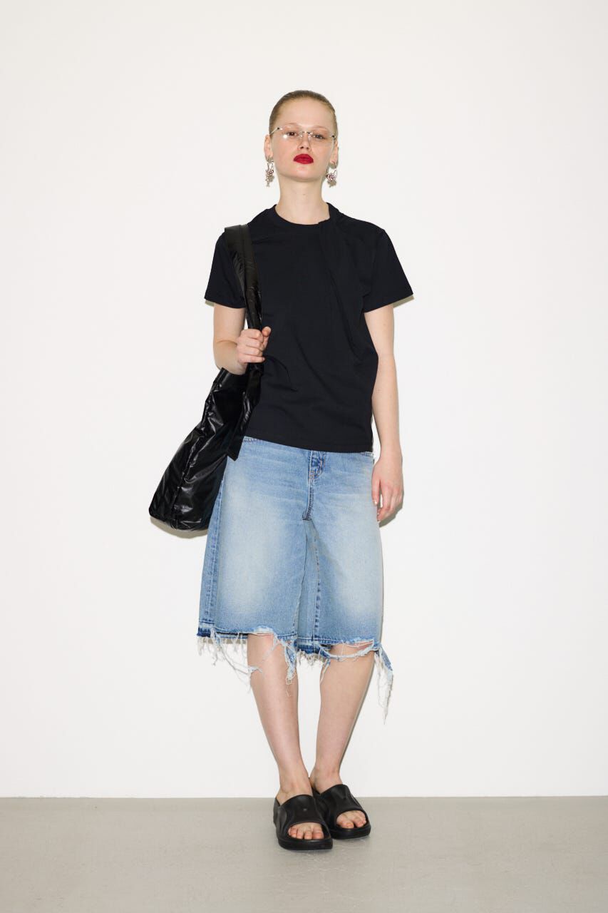 SLY「TWIST ASYMMETRY トップス」|Tシャツ・カットソー|