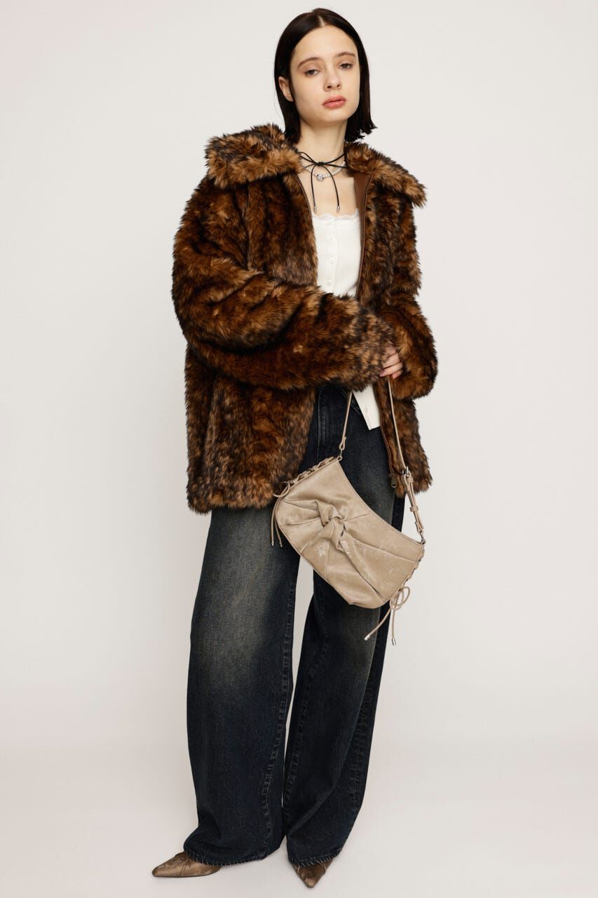 SLY「BIG COLLAR FUR コート」|その他|