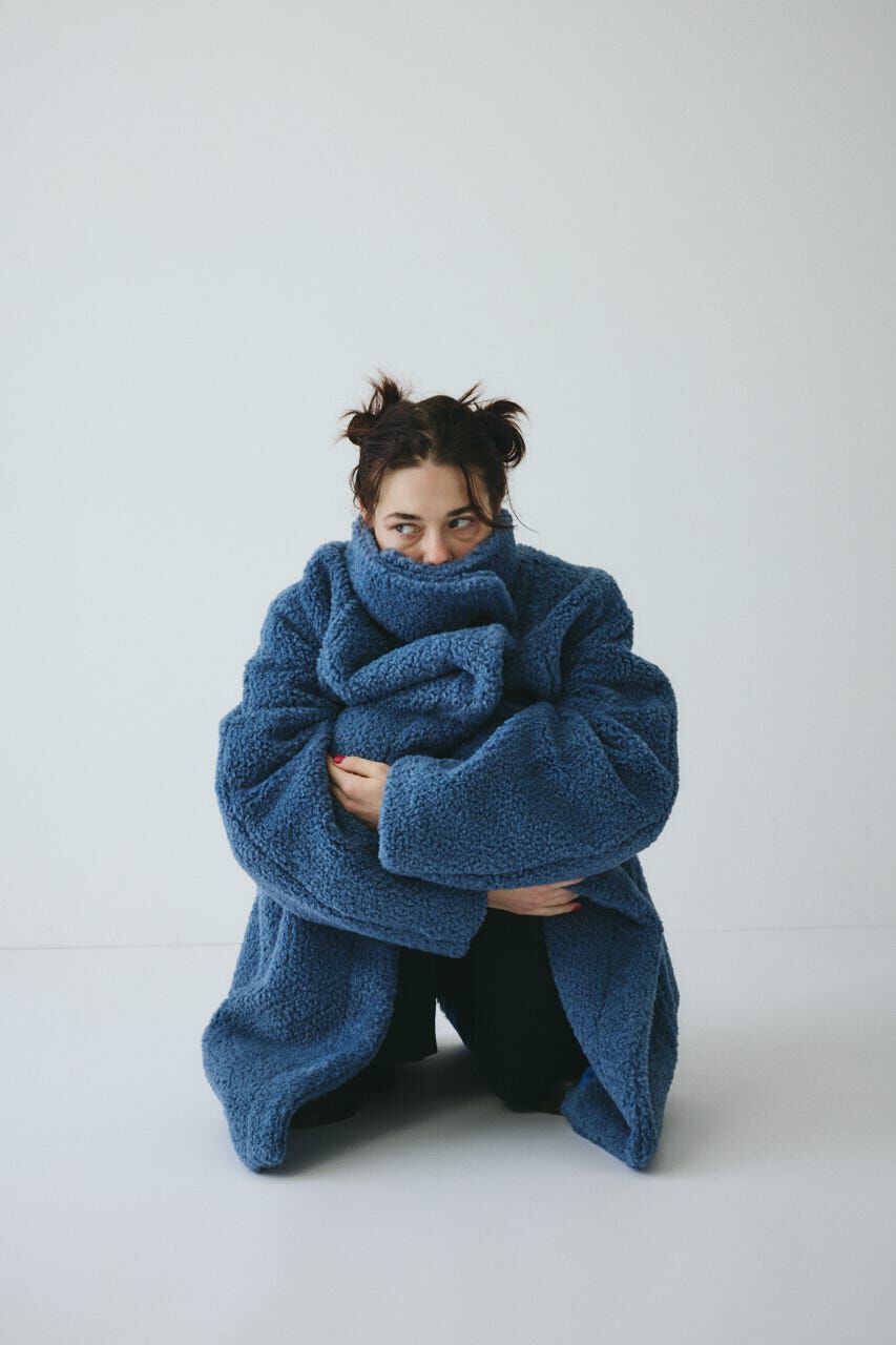 HeRIN.CYE「Stand collar boa coat」|その他|