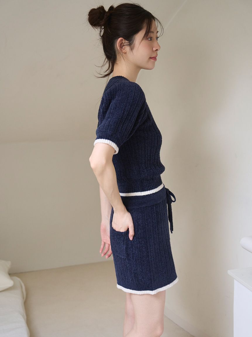 SNIDEL HOME「バリエニットセットアップ」|ルームウェア|