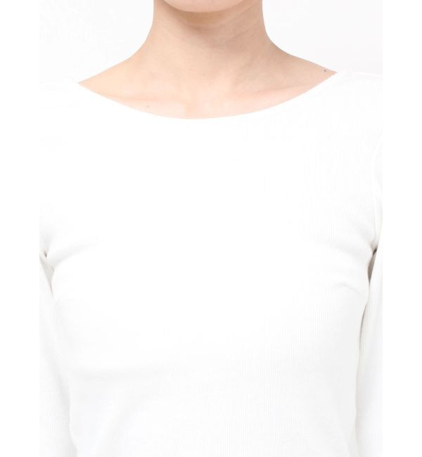 EVRIS「【WEB限定】バックオープンリブトップス」|Tシャツ・カットソー|