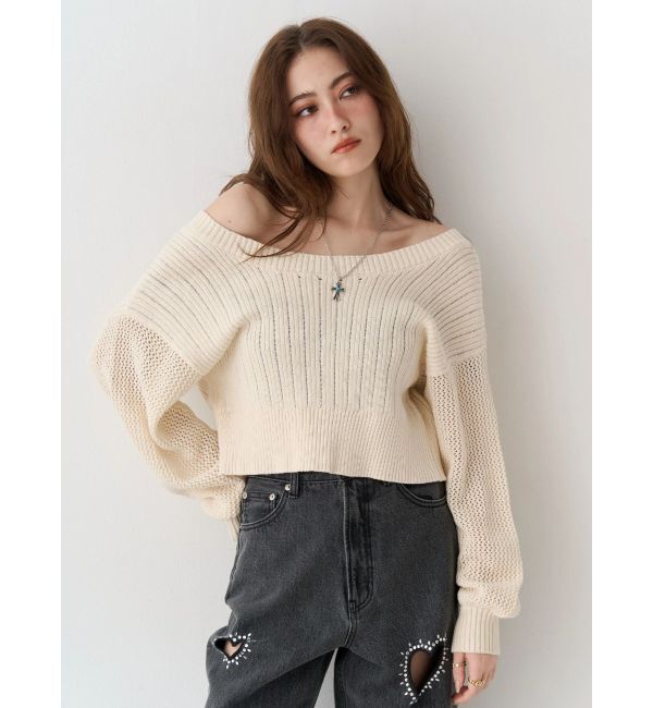 EVRIS「MARBLE CROSS MOTIF ネックレス」|ネックレス|