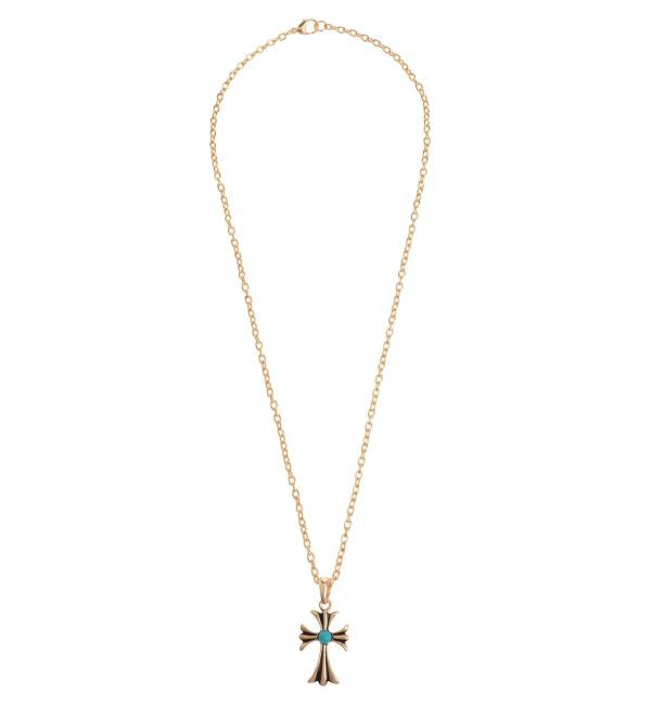 EVRIS「MARBLE CROSS MOTIF ネックレス」|ネックレス|ゴールド