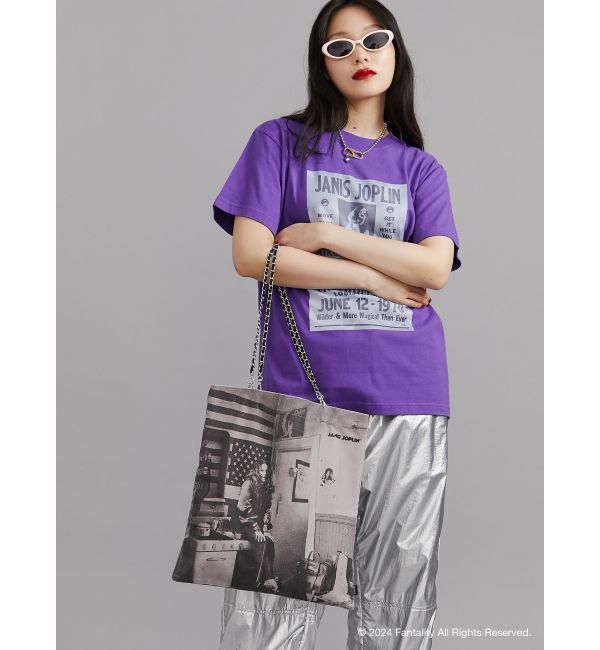 jouetie「【JANIS】chain and synthetic leather strap tote bag【コラボ】」|トートバッグ|