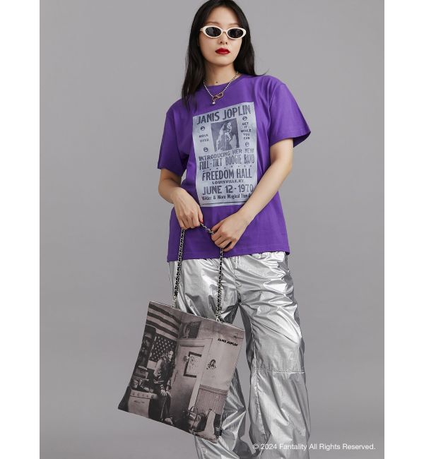 jouetie「【JANIS】chain and synthetic leather strap tote bag【コラボ】」|トートバッグ|