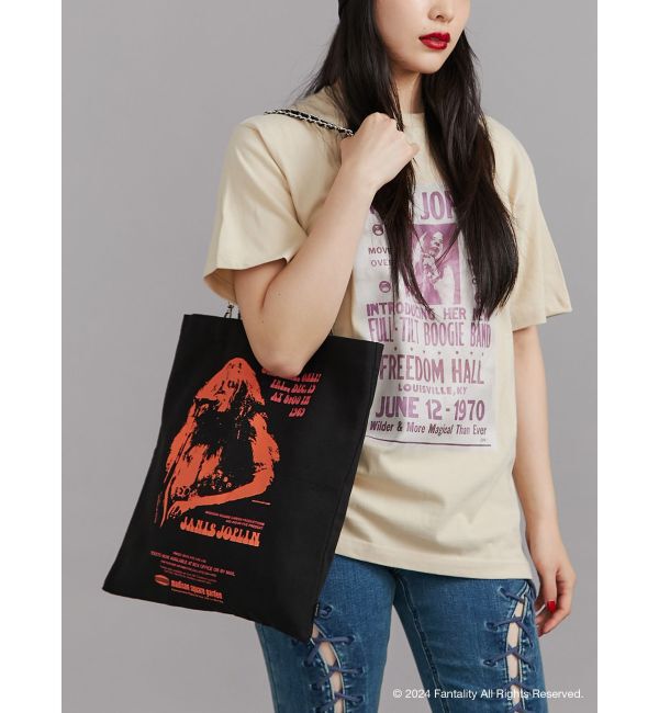 jouetie「【JANIS】chain and synthetic leather strap tote bag【コラボ】」|トートバッグ|