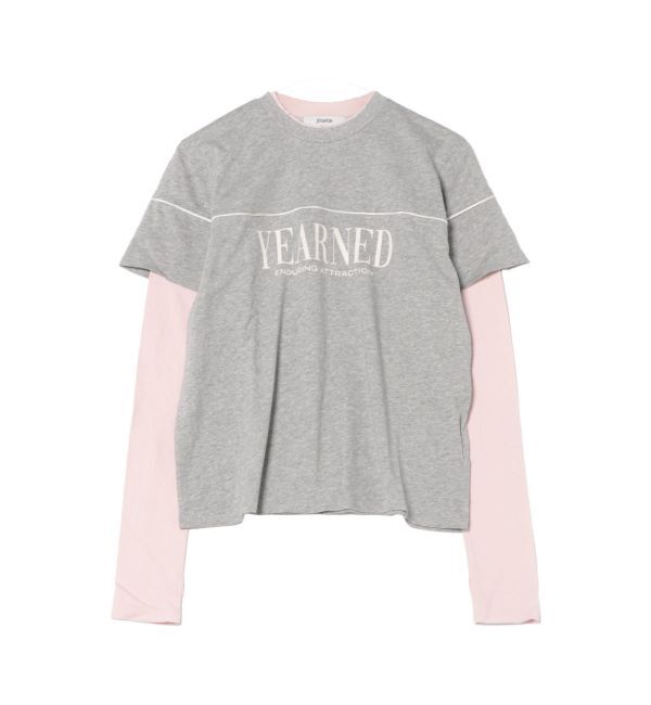 jouetie「ロゴレイヤリングTシャツ」|Tシャツ・カットソー|グレー