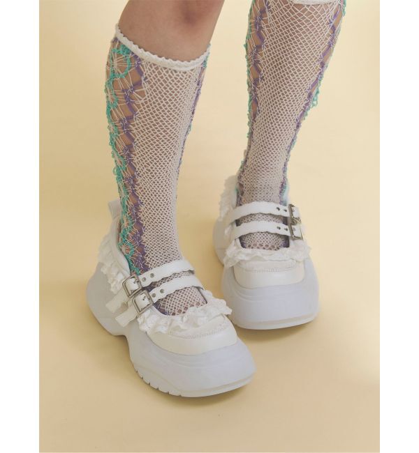 merry jenny「frill mary jane metal sneakers」|スニーカー|