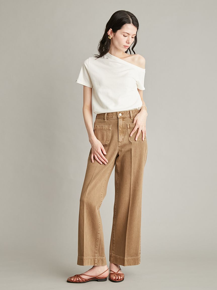 Mila Owen「アシンメトリーネックＴシャツ」|Tシャツ・カットソー|