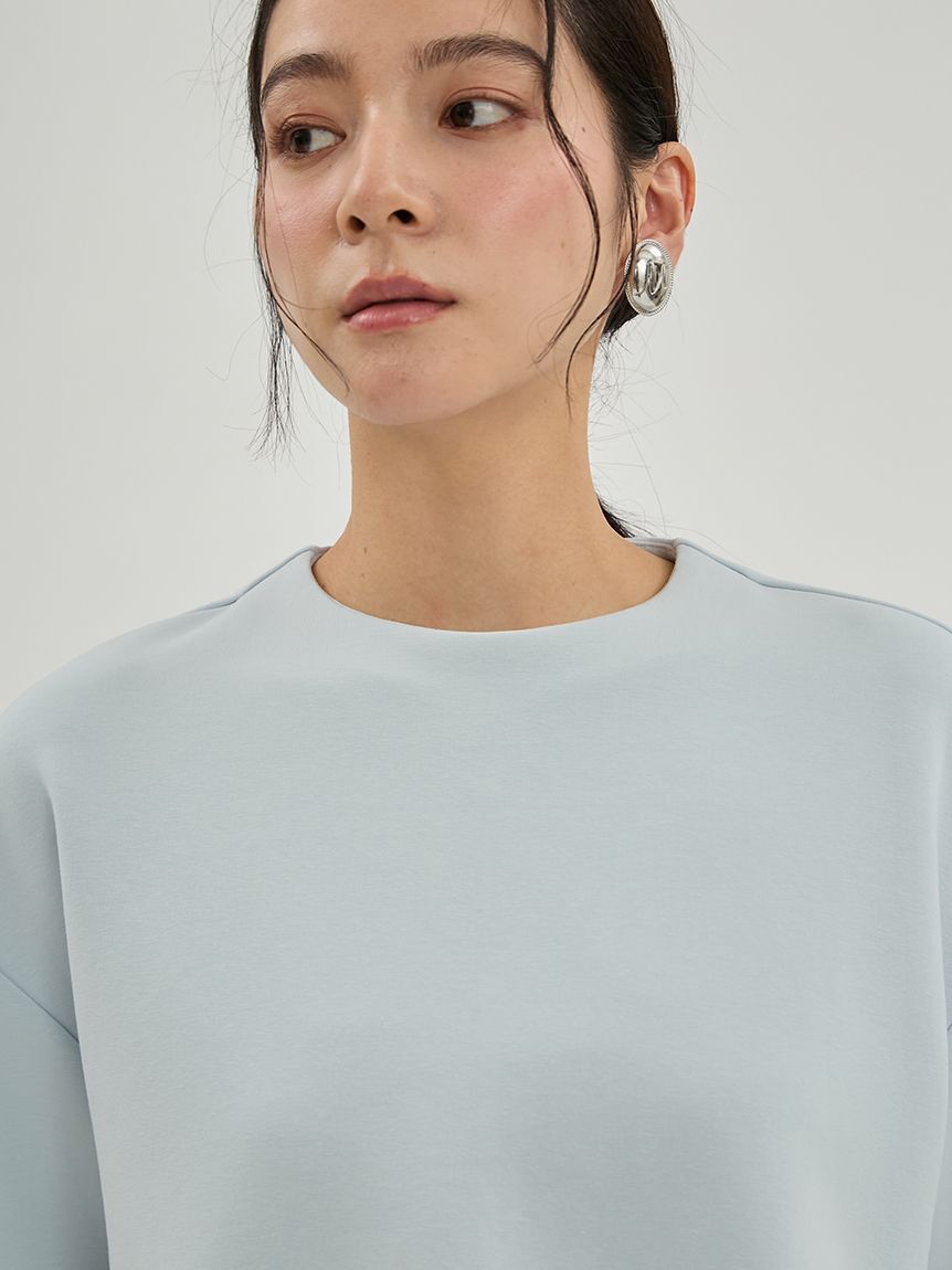 Mila Owen「ハーフスリーブポンチプルオーバー」|Tシャツ・カットソー|