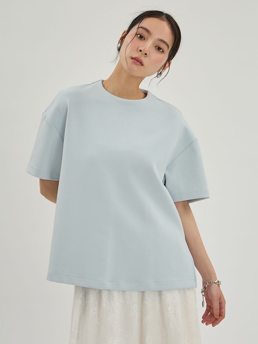Mila Owen「ハーフスリーブポンチプルオーバー」|Tシャツ・カットソー|LBLU