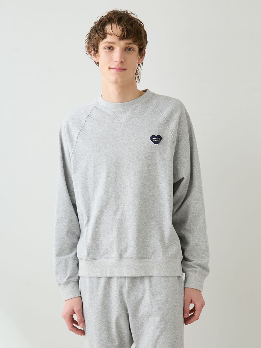 GELATO PIQUE HOMME「【HOMME】裏毛ハートロゴ刺繍プルオーバー」|プルオーバー|