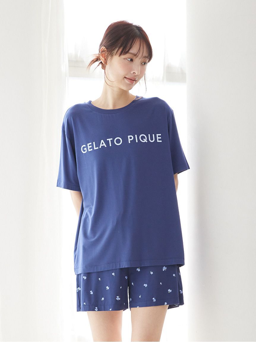 gelato pique「【接触冷感】モチーフ4柄ショートパンツ」|ルームウェア|NVY