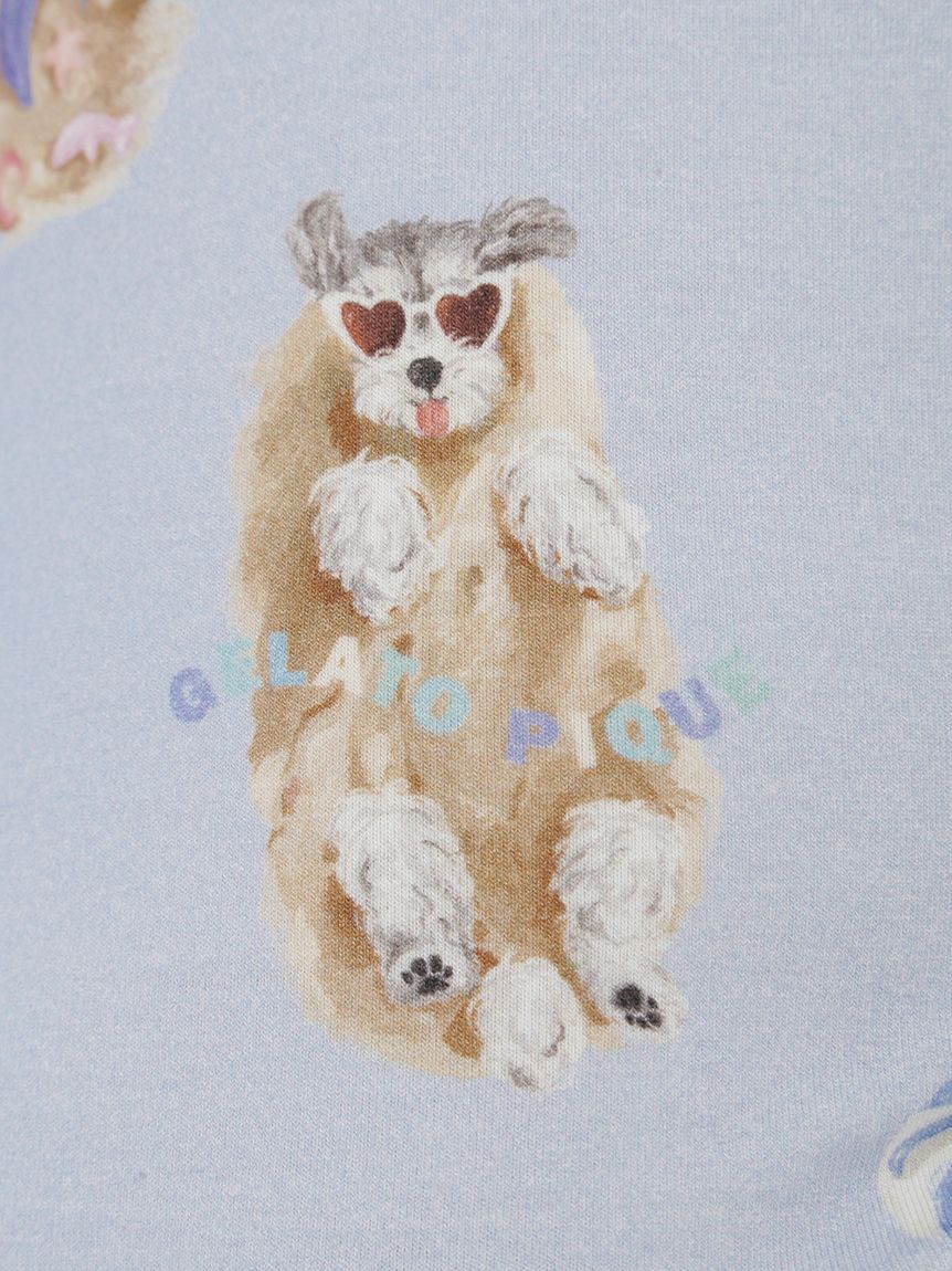  GELATO PIQUE CAT&DOG「【CAT&DOG】【接触冷感】 ビーチ シュナウザー柄Coolingプルオーバー」|その他|