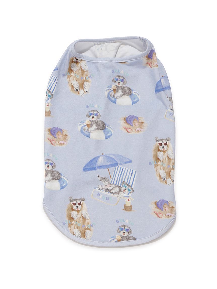  GELATO PIQUE CAT&DOG「【CAT&DOG】【接触冷感】 ビーチ シュナウザー柄Coolingプルオーバー」|その他|