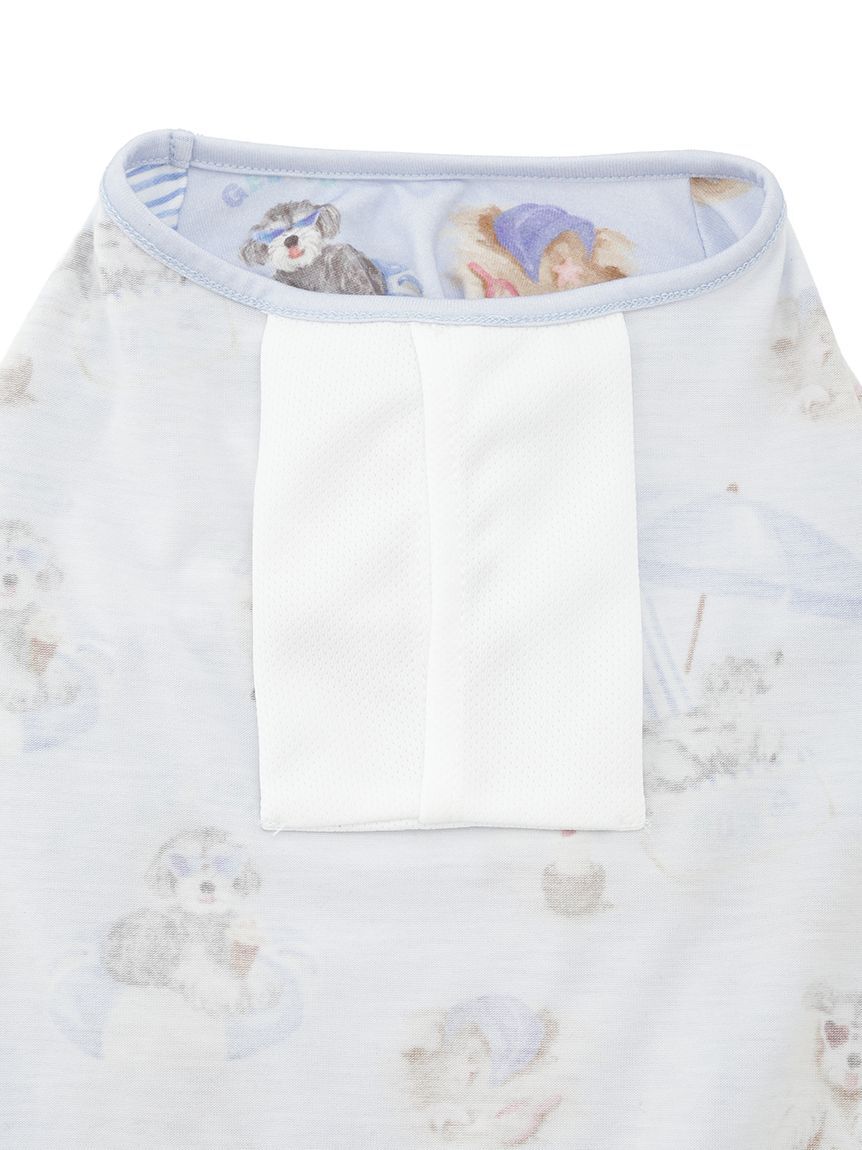  GELATO PIQUE CAT&DOG「【CAT&DOG】【接触冷感】 ビーチ シュナウザー柄Coolingプルオーバー」|その他|