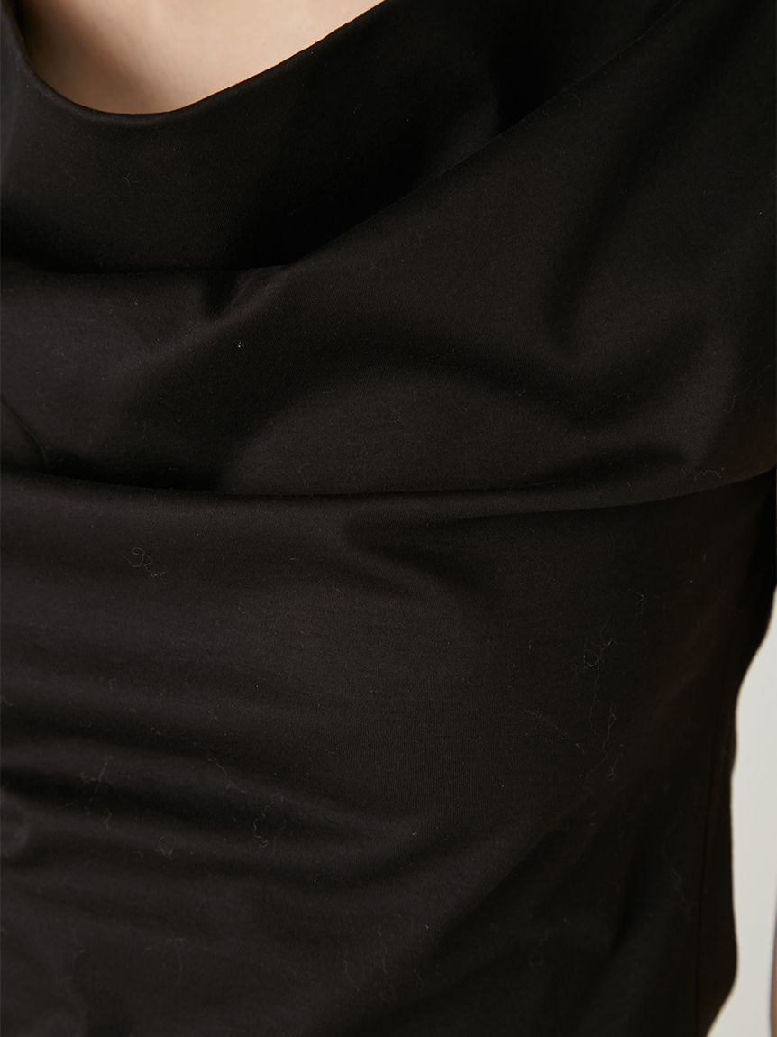 FRAY I.D「前後2wayチェーン付ドレープカットブラウス／ウォッシャブル・接触冷感」|Tシャツ・カットソー|