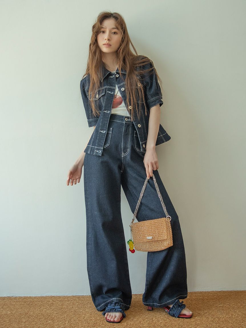 LILY BROWN「[L.B CANDY STOCK]フルーツビーズバッグ」|ショルダー・メッセンジャー|