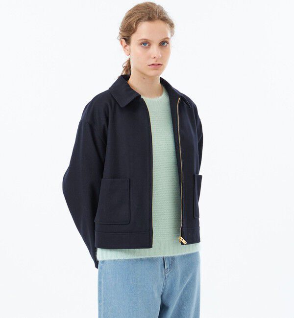 MACKINTOSH PHILOSOPHY「【WEB&一部店舗限定】メルトンジップブルゾン」|その他|ネイビー