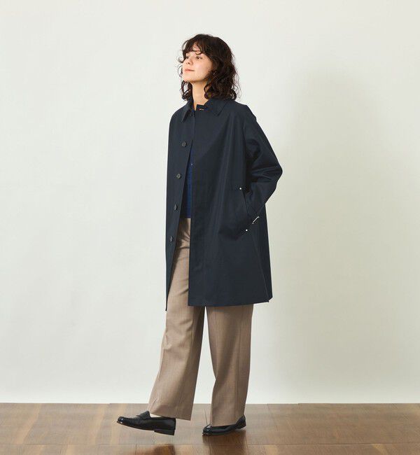 MACKINTOSH PHILOSOPHY「【GREY LABEL】COVENEY（コベニー）　ライトギャバジン製」|ステンカラーコート|