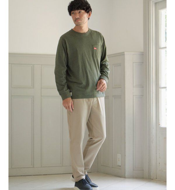 ikka「URBAN NATURE LIFE アーバンネイチャーライフ ワンポイントロンT」|Tシャツ・カットソー|