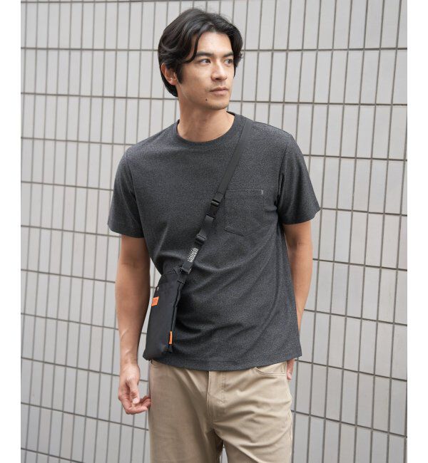 ikka「冷感DRYメランジ梨地Tシャツ」|Tシャツ・カットソー|