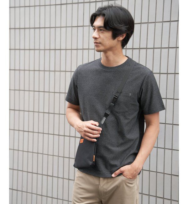 ikka「冷感DRYメランジ梨地Tシャツ」|Tシャツ・カットソー|