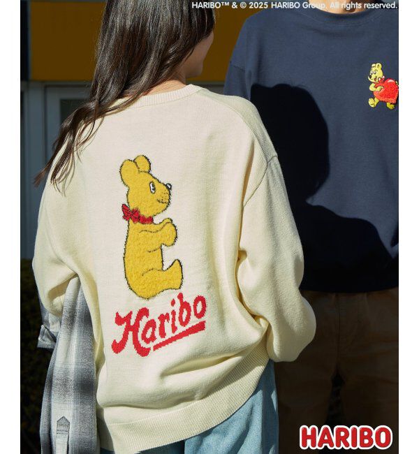 VENCE share style「HARIBO Retro クルーネックニット」|その他|オフホワイト