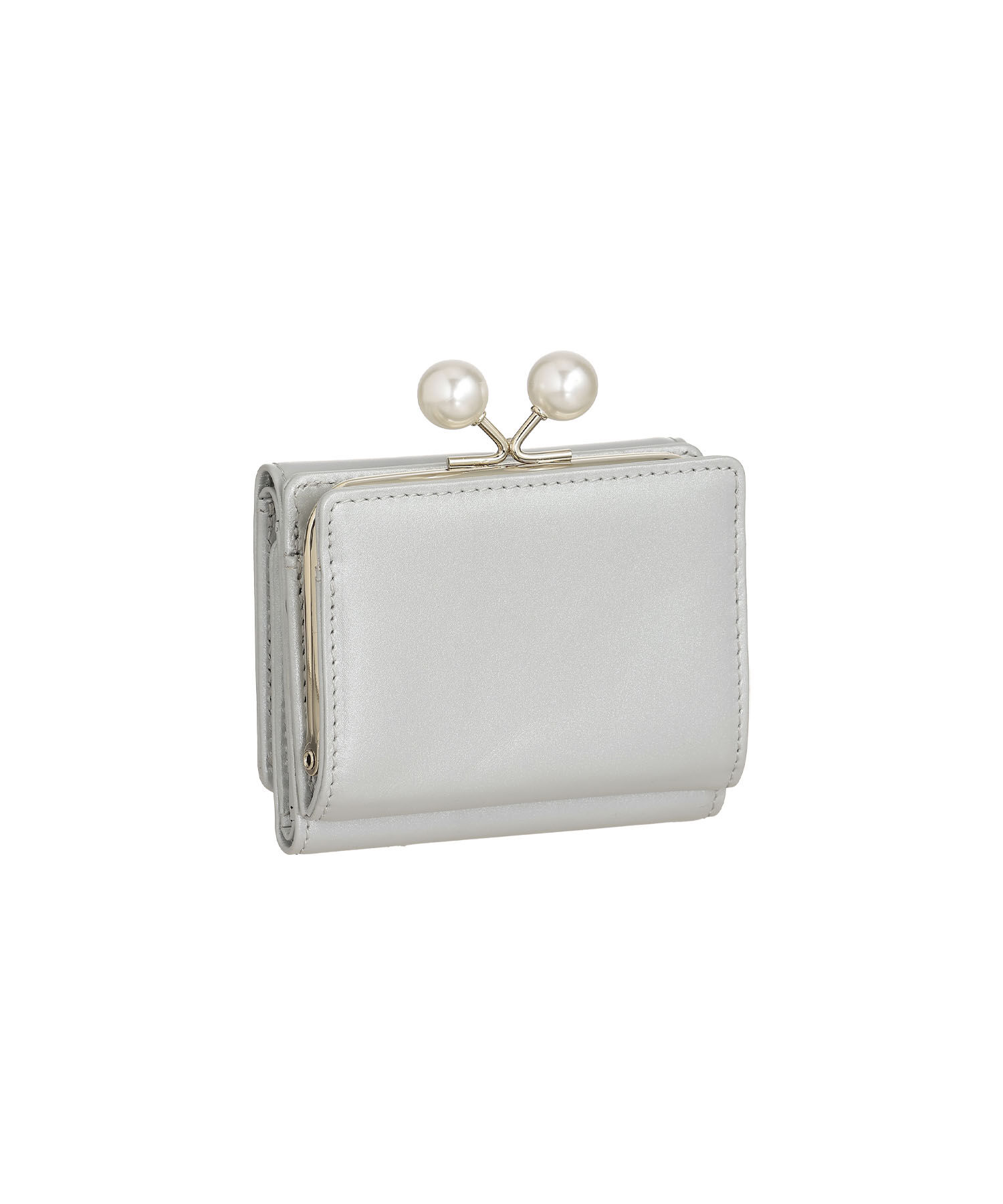 MARY QUANT「エンボスデイジーパール ガマ口ウォレット」|財布|