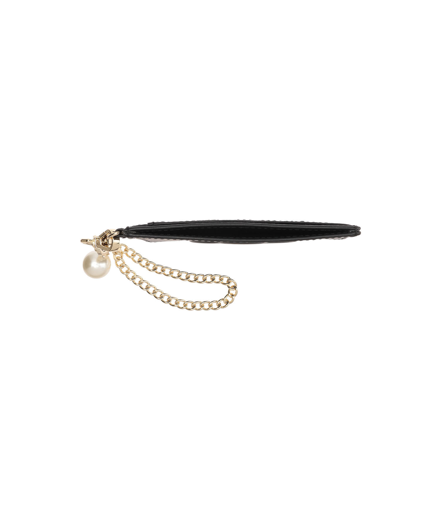 MARY QUANT「エンボスデイジーパール シングルパスケース」|定期入れ|