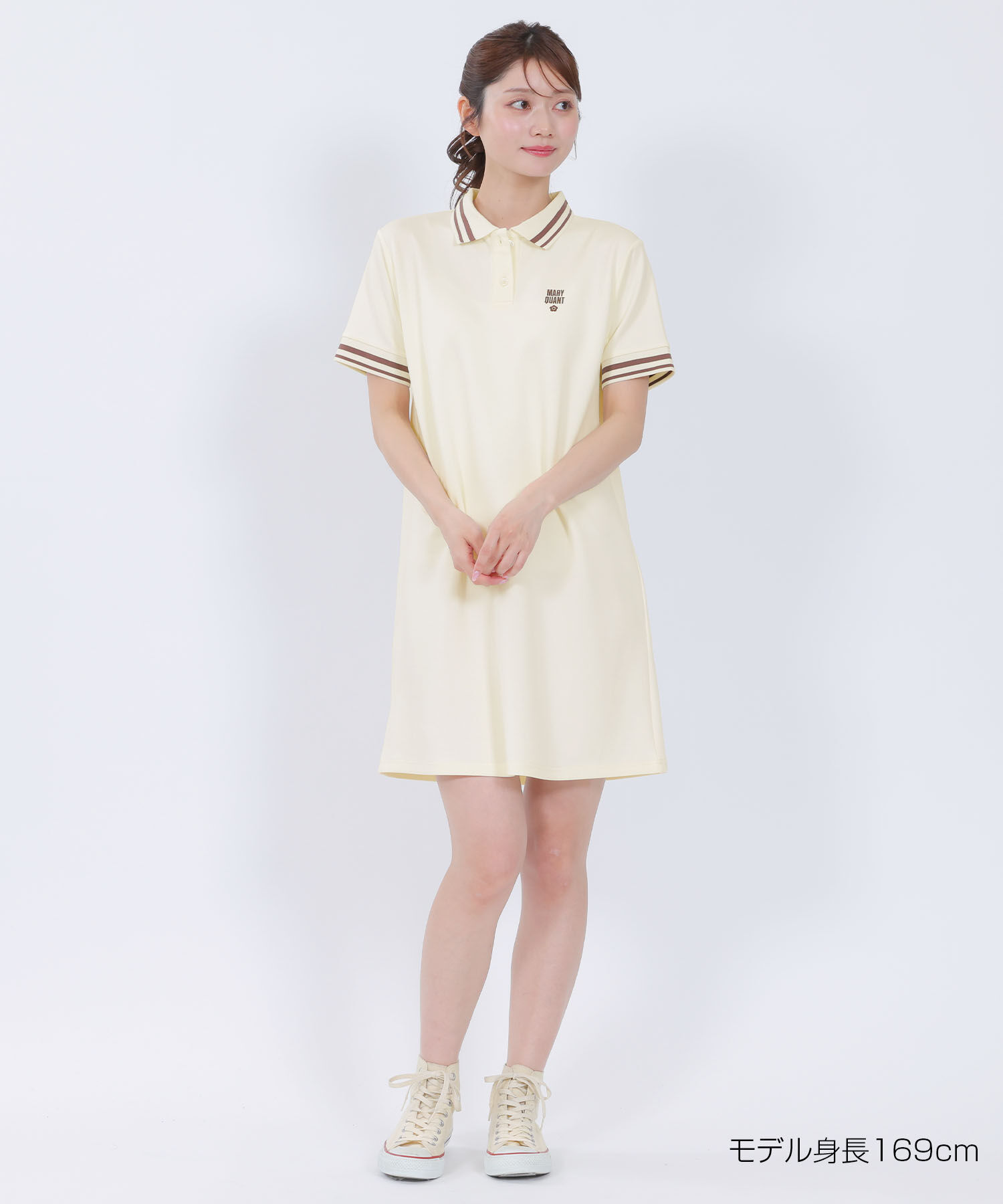 MARY QUANT「ポロライン ワンピース」|ワンピース|アイボリー