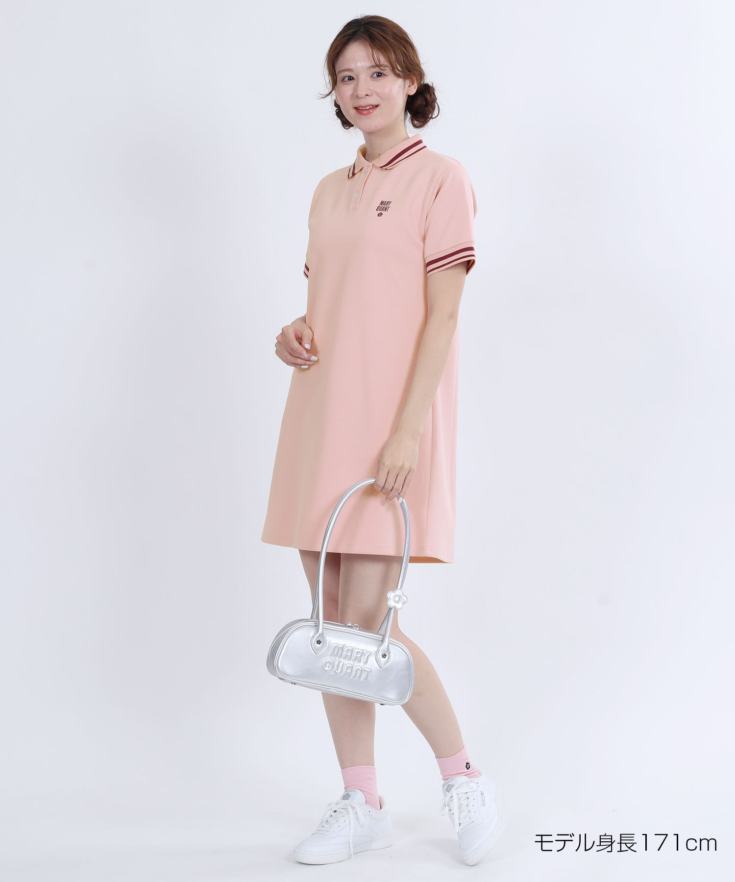 MARY QUANT「ポロライン ワンピース」|ワンピース|ピンク