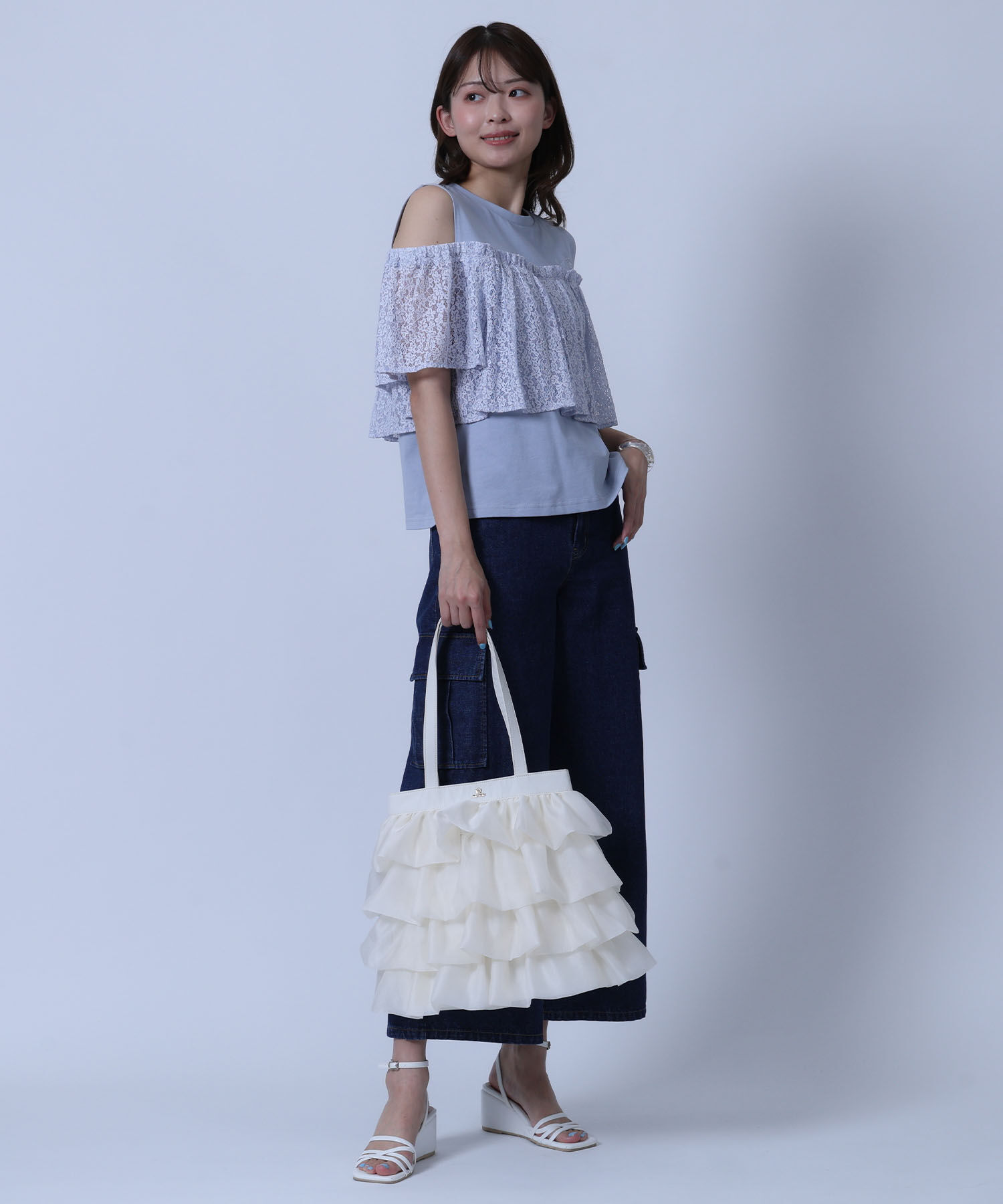 MARY QUANT「ティアードシアー トート」|トートバッグ|