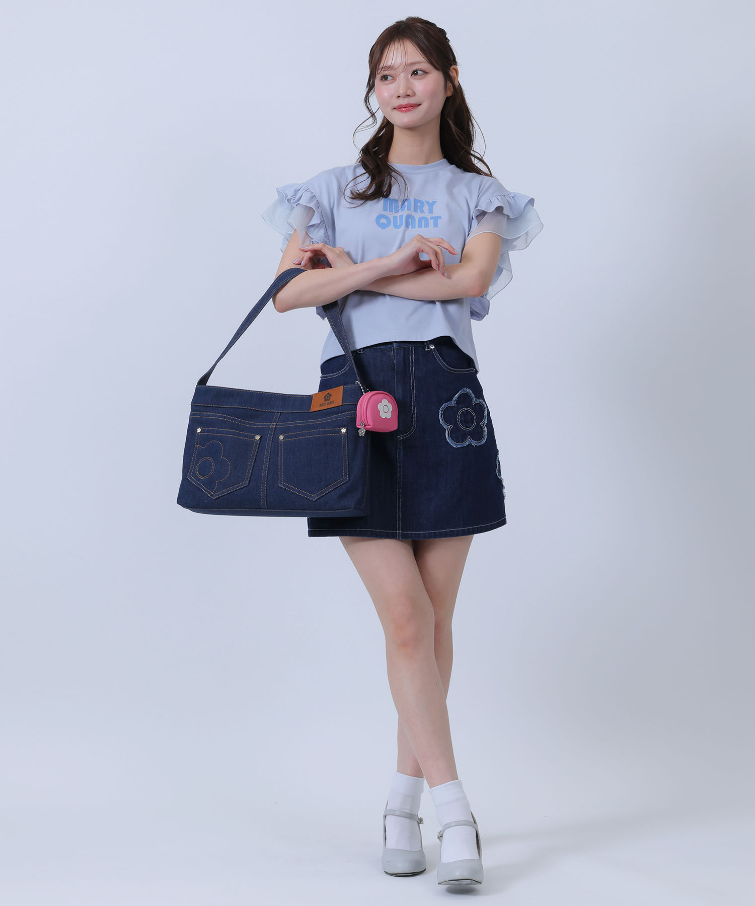 MARY QUANT「ジーンズポケットデザイン トート」|トートバッグ|